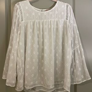 White blouse from Loft
